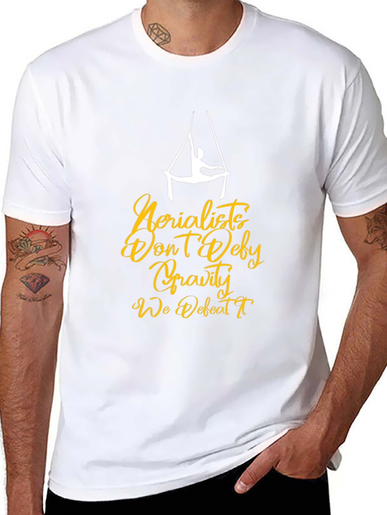 Aerialists Defy Gravity Black T-Shirt