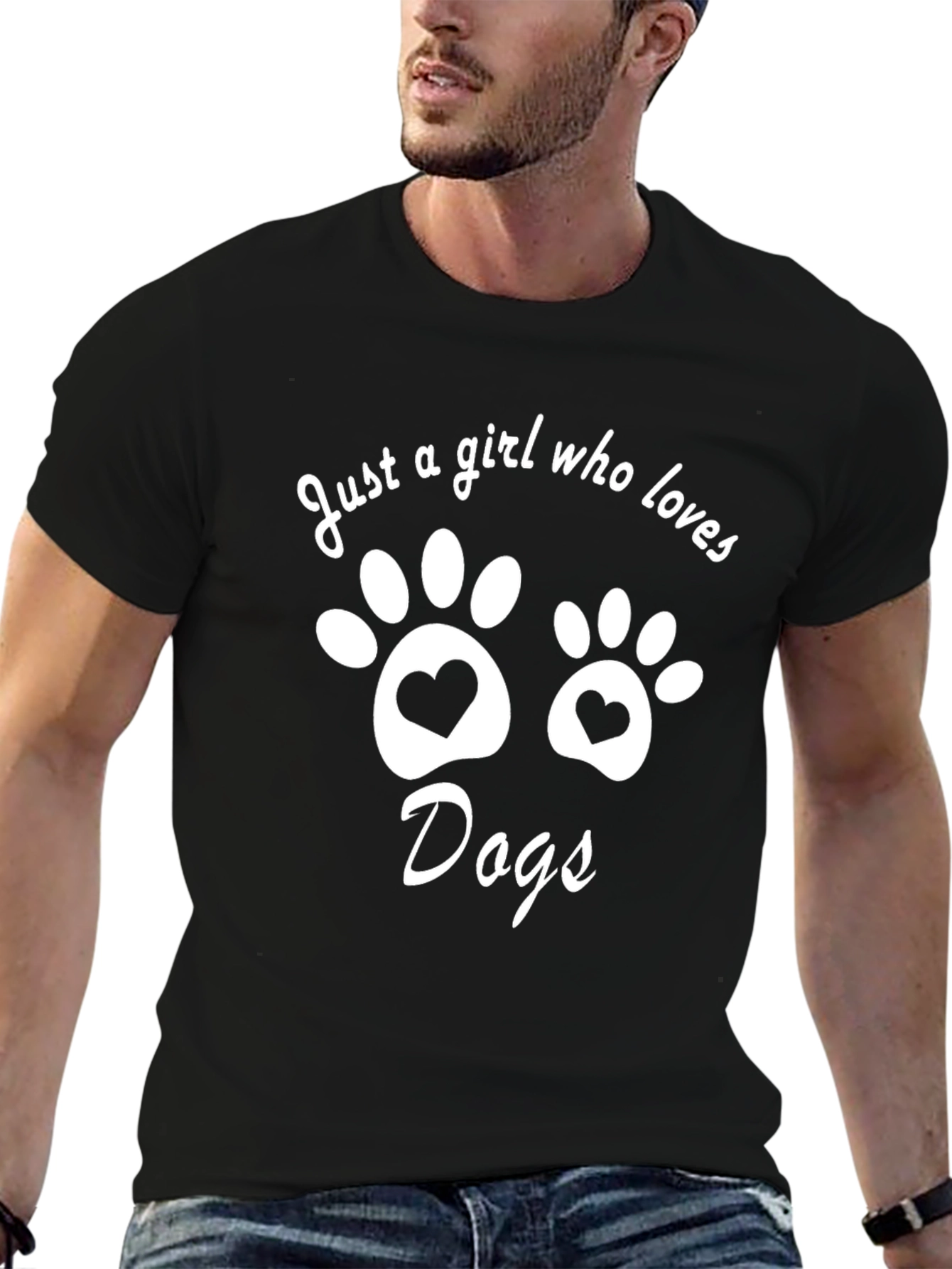 Just a Girl Who Loves Dogs T-Shirt