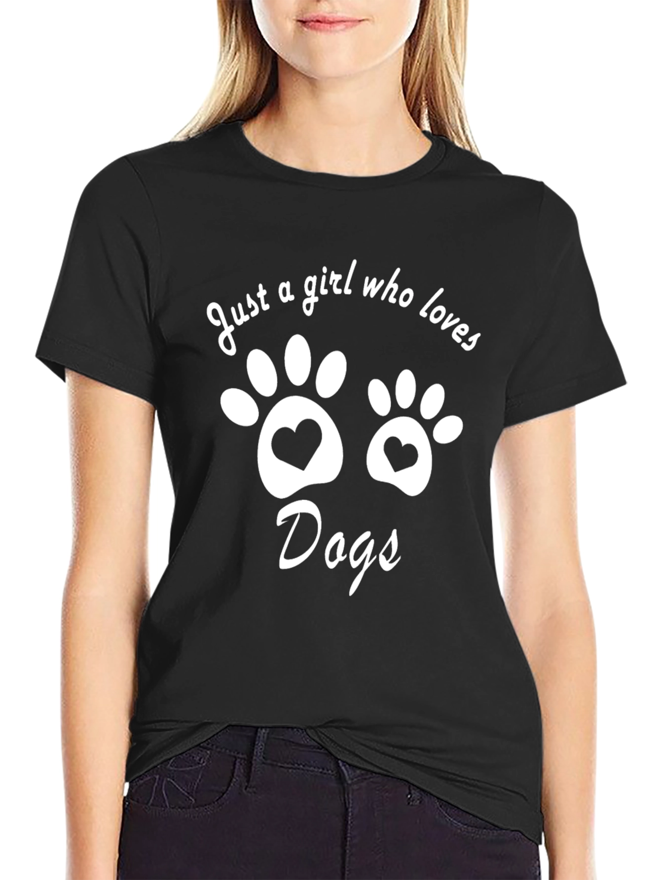 Just a Girl Who Loves Dogs T-Shirt