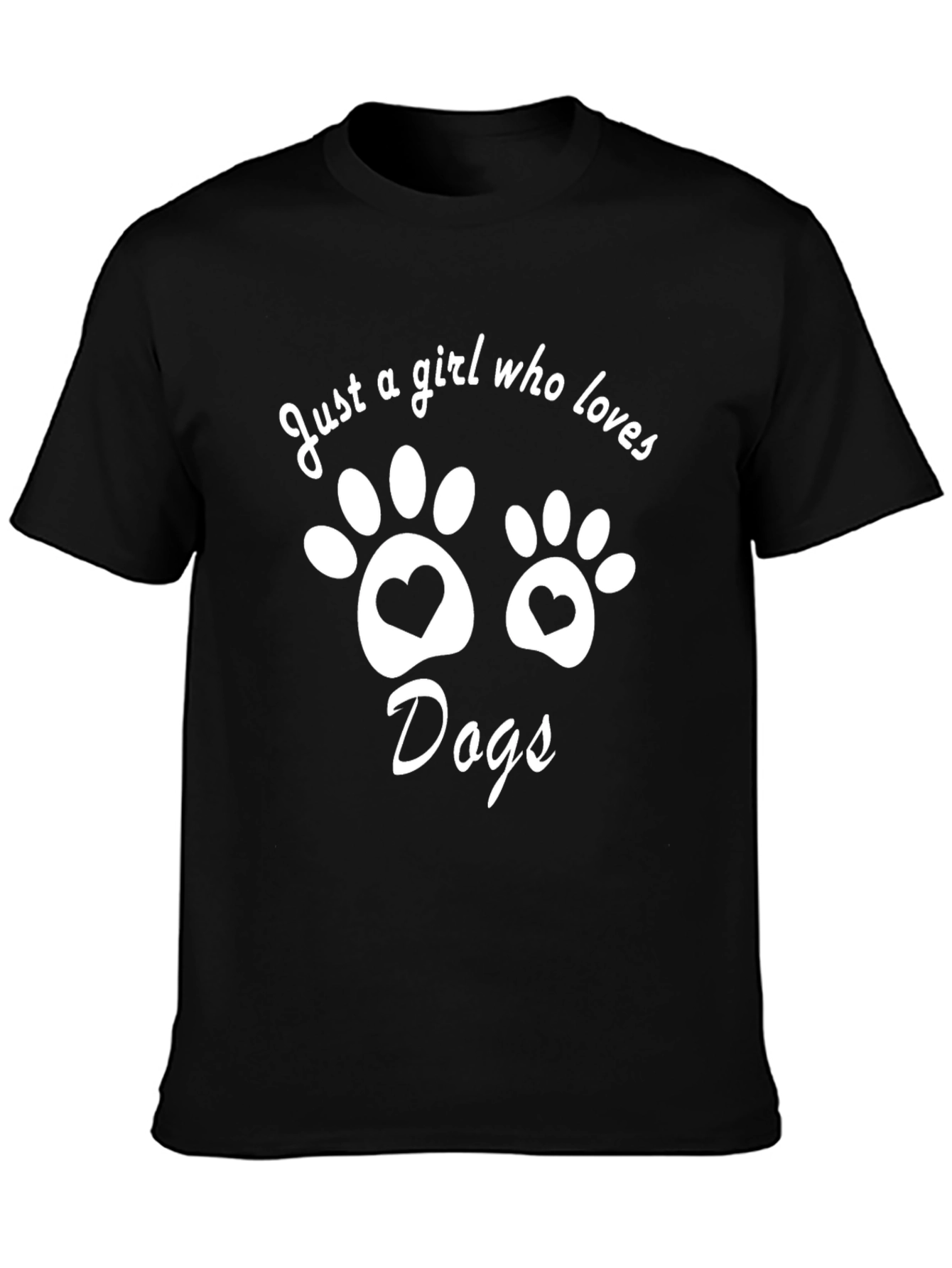 Just a Girl Who Loves Dogs T-Shirt