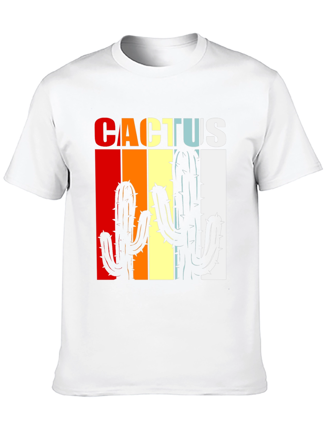 Retro Cactus Graphic Tee - Desert Vibes