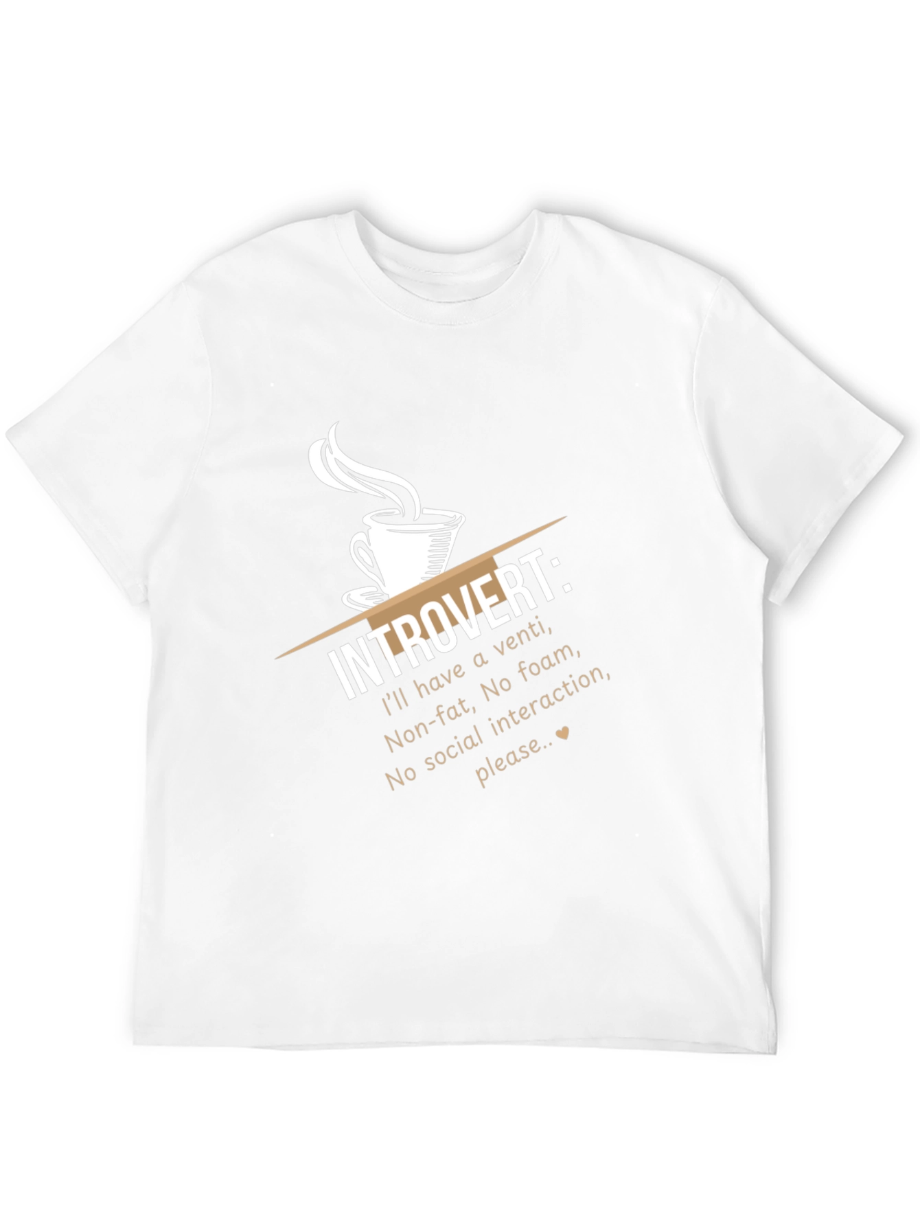 Introvert Coffee Humor T-Shirt