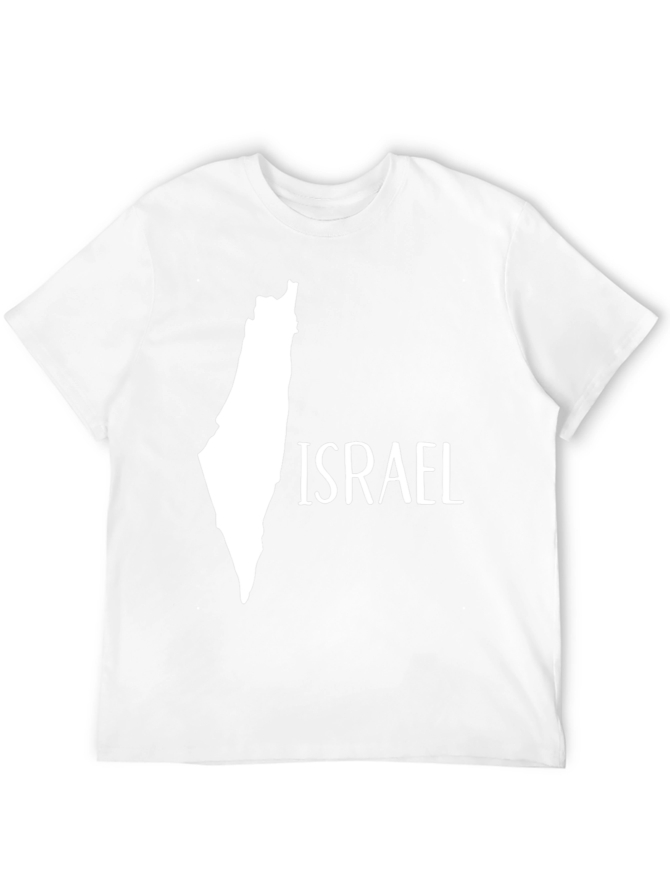 Israel Map T-Shirt - Classic Black Tee