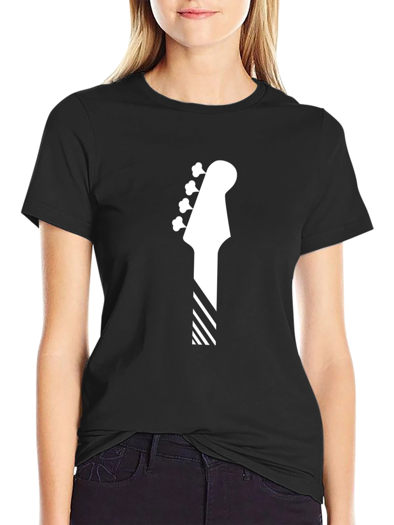 Bass Guitar Head T-Shirt - Music Lover Tee