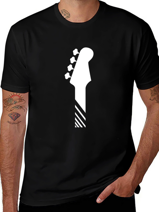 Bass Guitar Head T-Shirt - Music Lover Tee