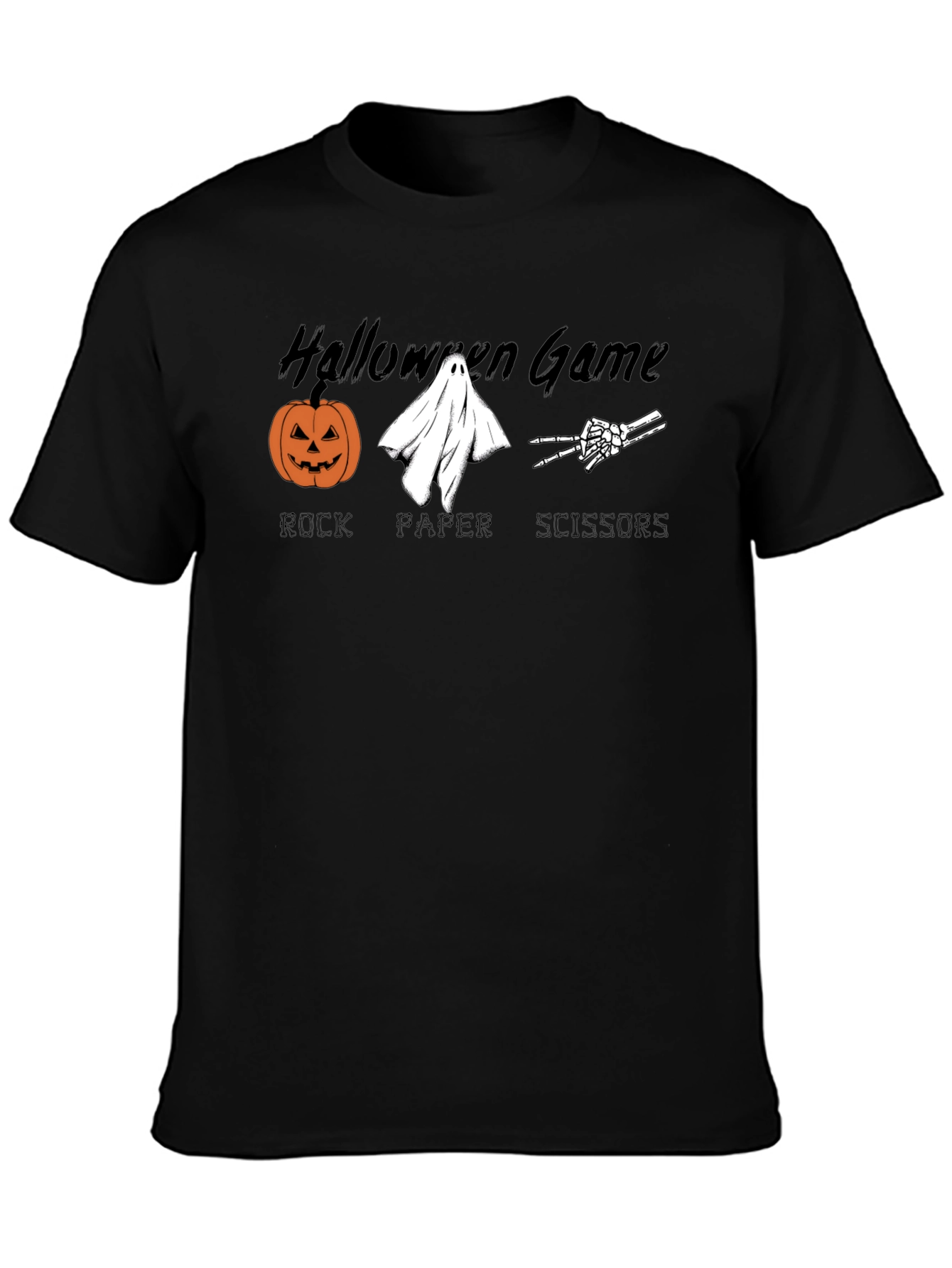 Halloween Game Rock Paper Scissors T-Shirt