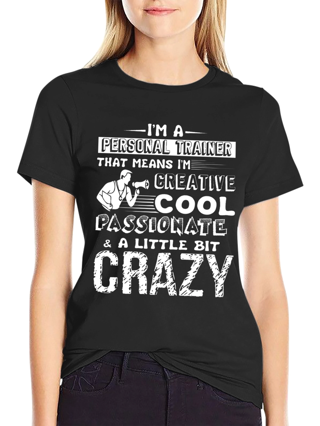 Personal Trainer Graphic Tee - Creative Cool Crazy