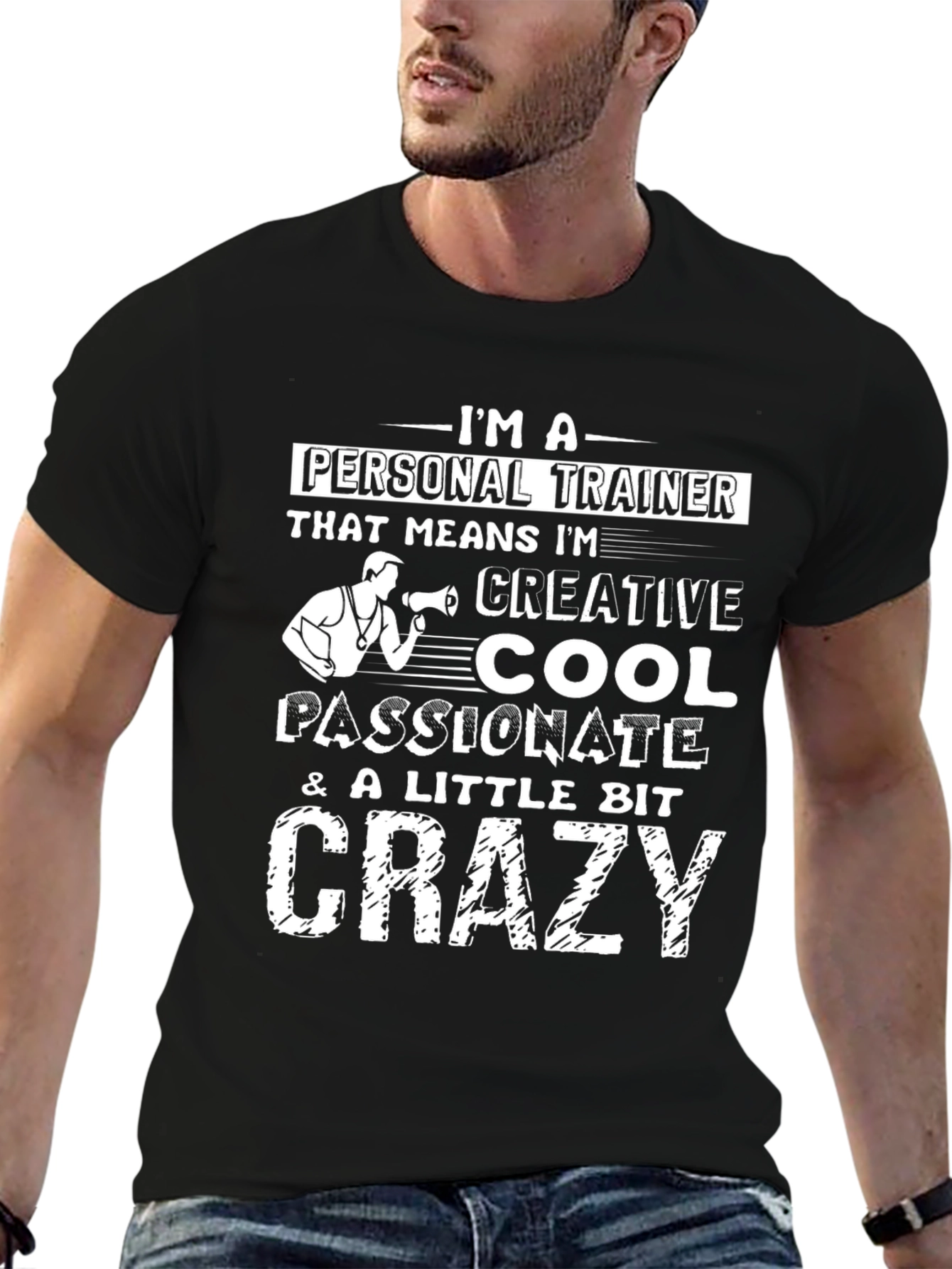 Personal Trainer Graphic Tee - Creative Cool Crazy