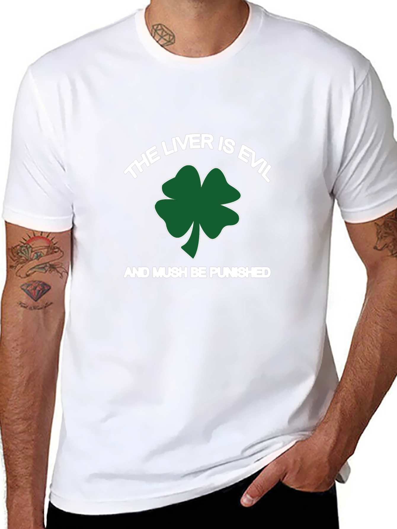The Liver Is Evil Punished Graphic T-Shirt