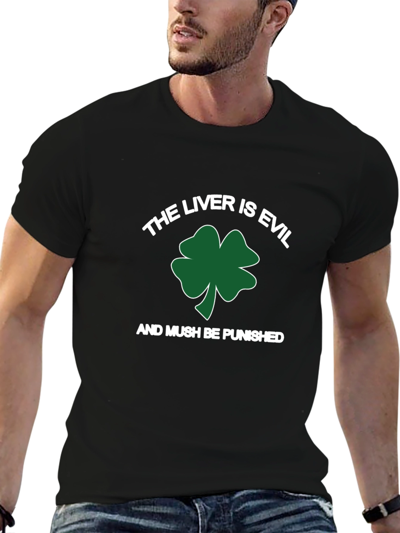 The Liver Is Evil Punished Graphic T-Shirt
