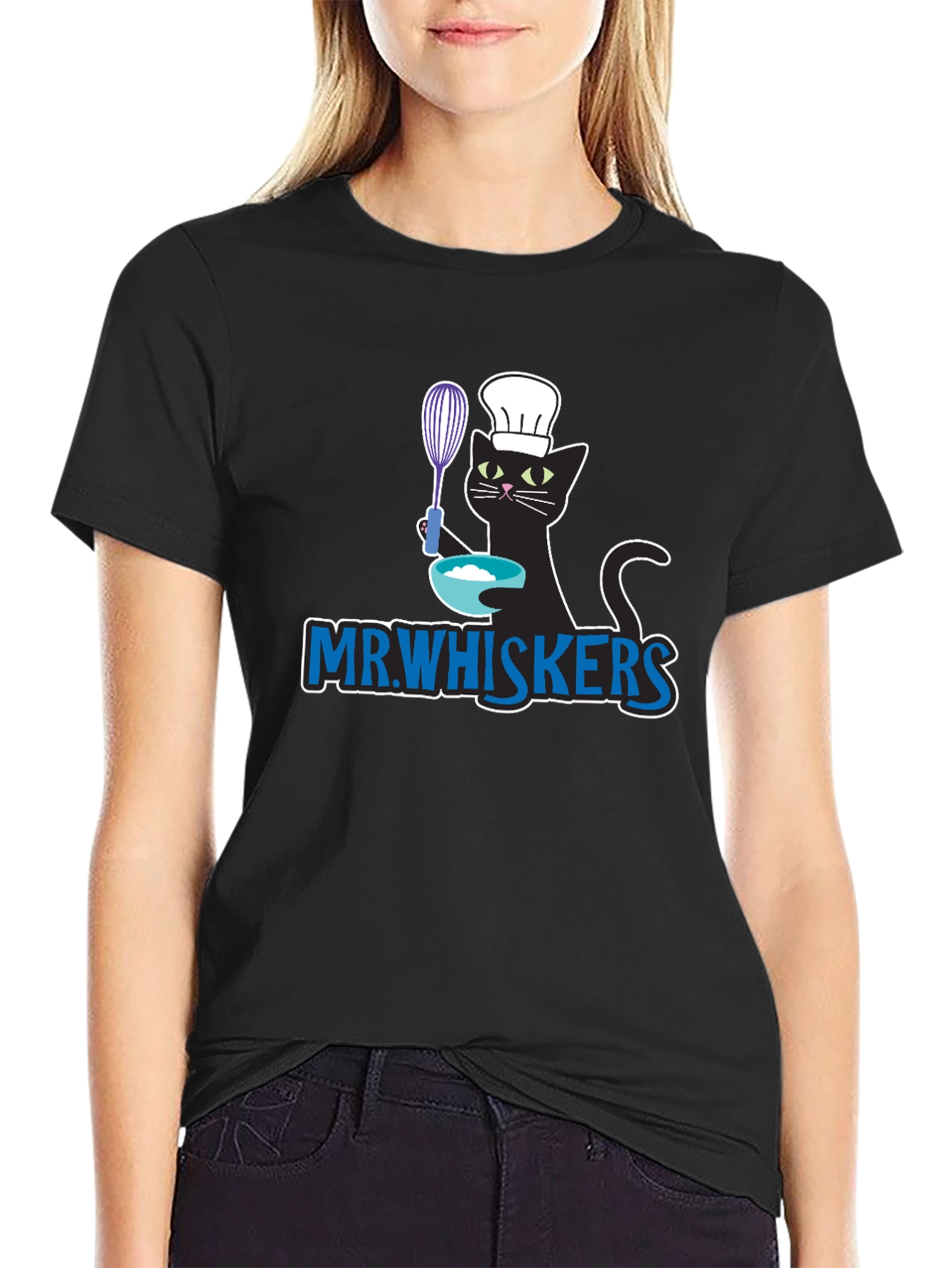Mr. Whiskers Chef Cat T-Shirt