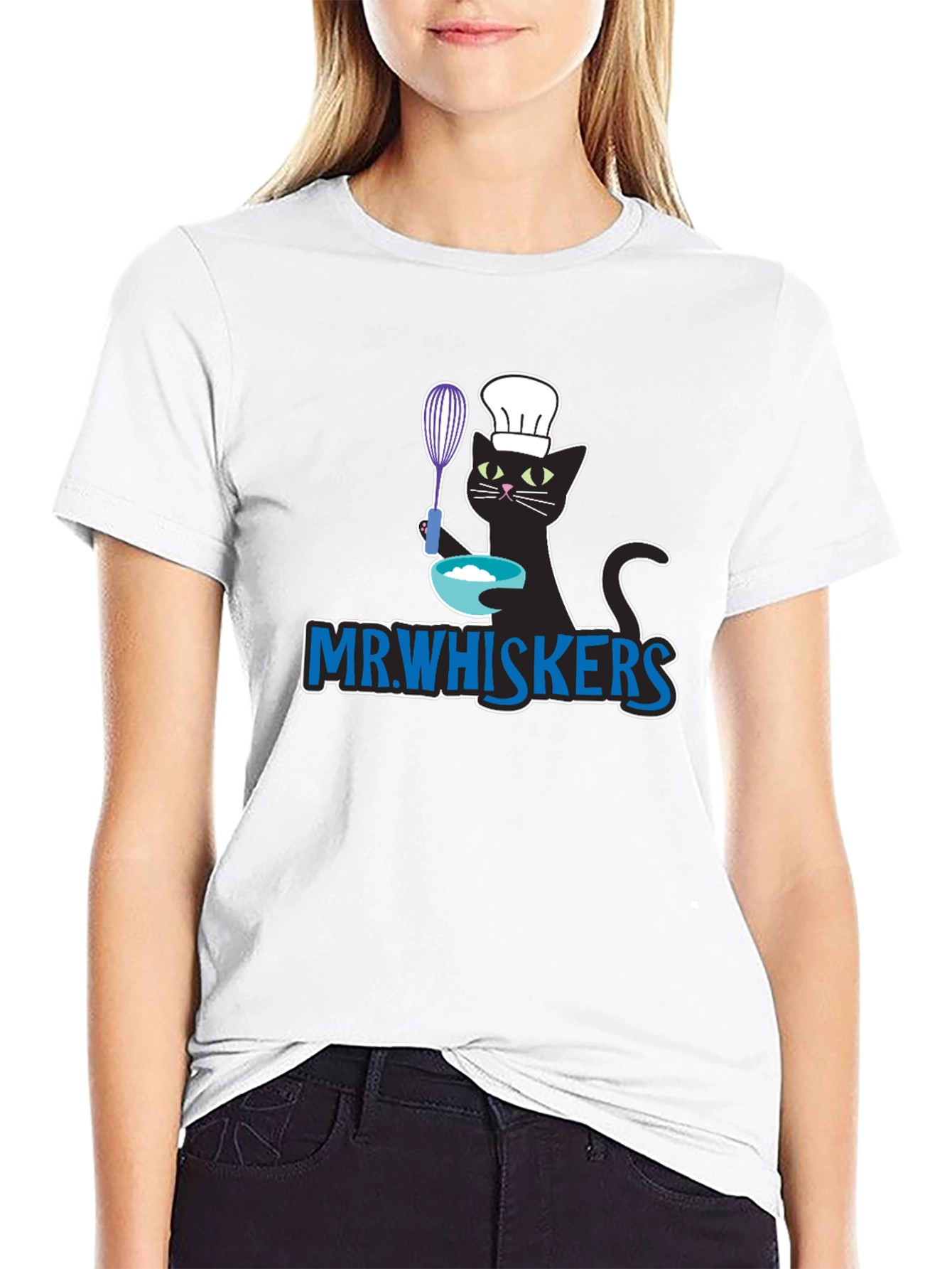Mr. Whiskers Chef Cat T-Shirt