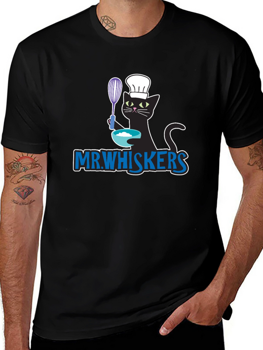 Mr. Whiskers Chef Cat T-Shirt