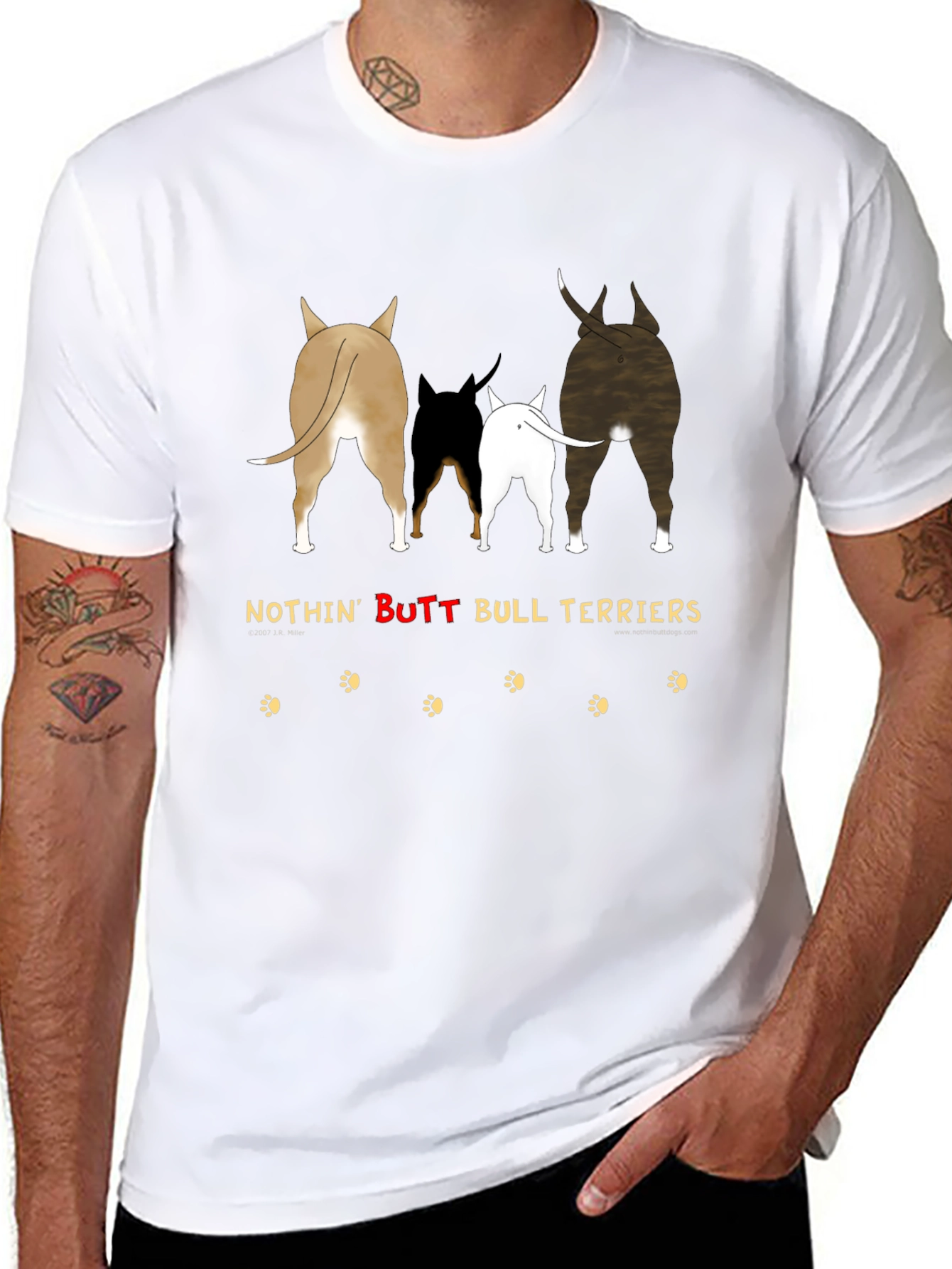 Nothin Butt Bull Terriers Graphic Tee