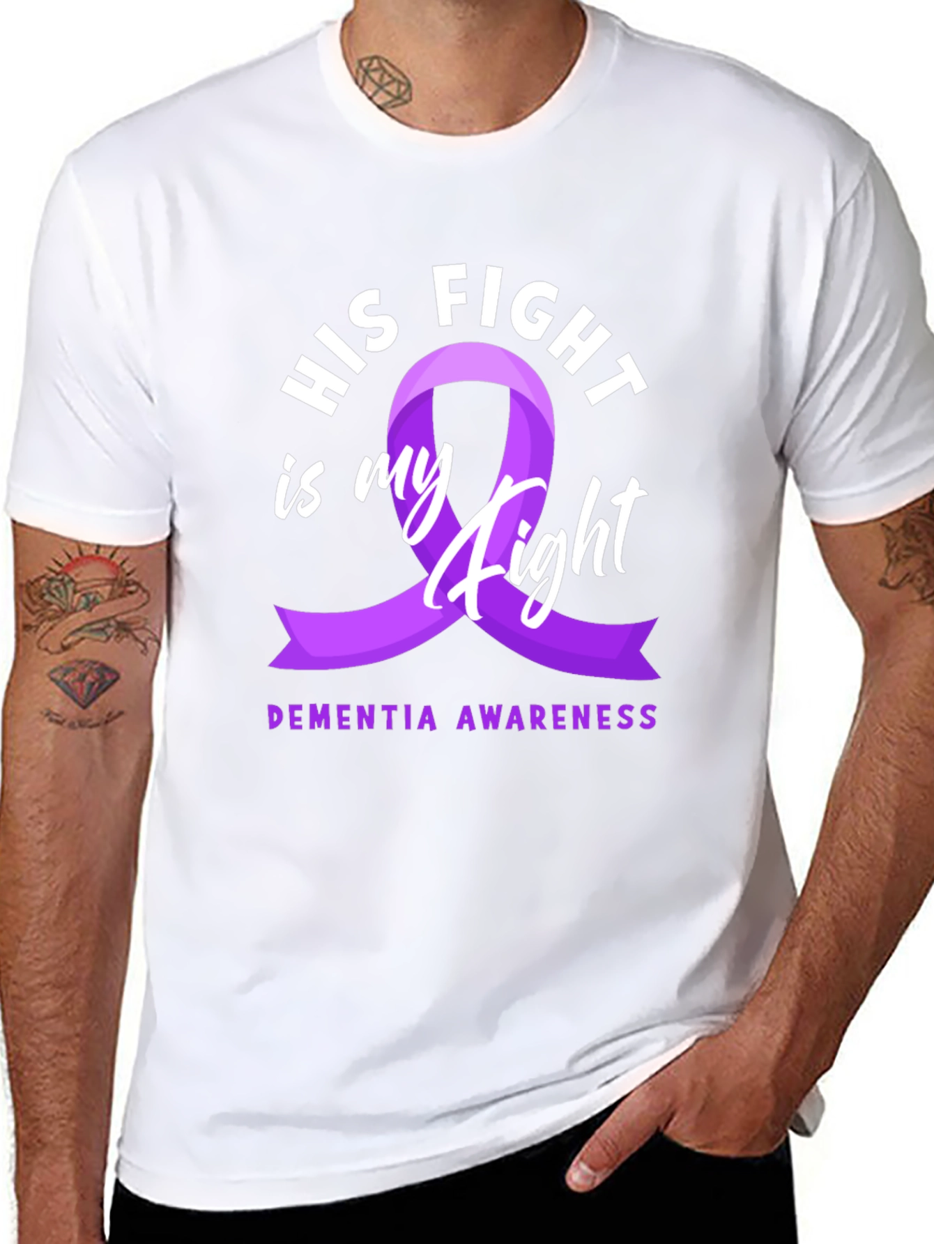 Dementia Awareness Ribbon T-Shirt