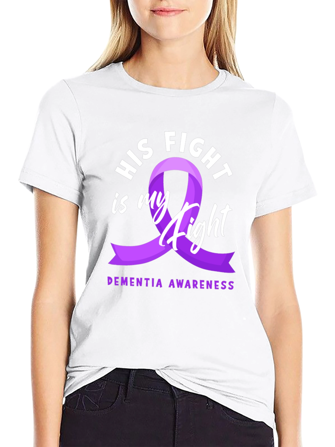 Dementia Awareness Ribbon T-Shirt