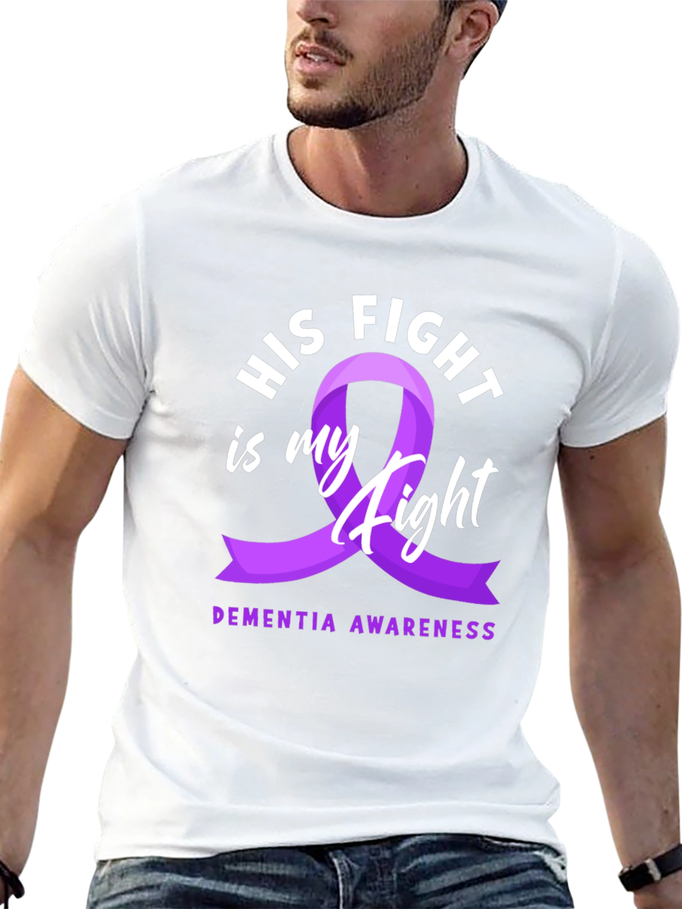 Dementia Awareness Ribbon T-Shirt