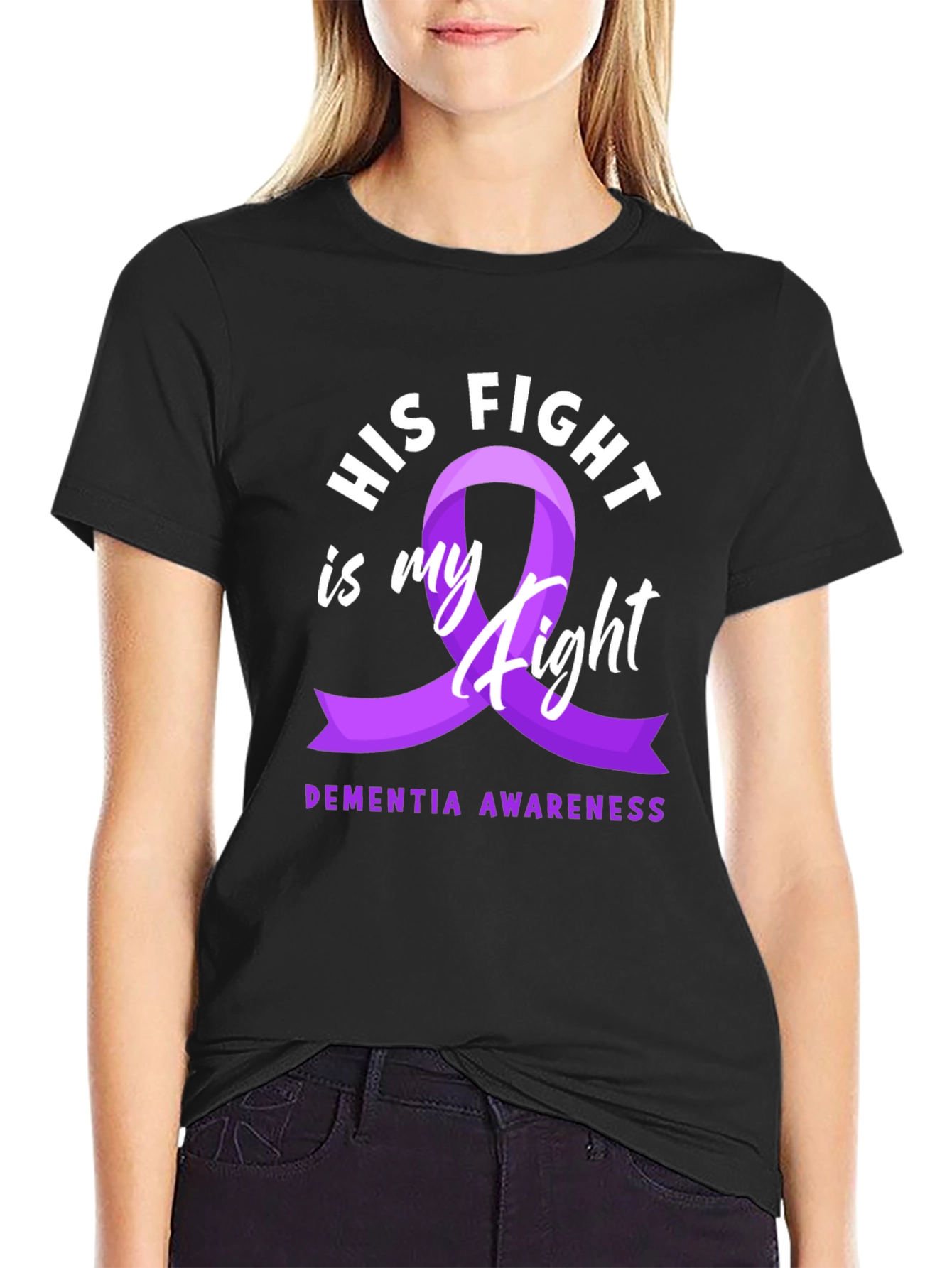 Dementia Awareness Ribbon T-Shirt