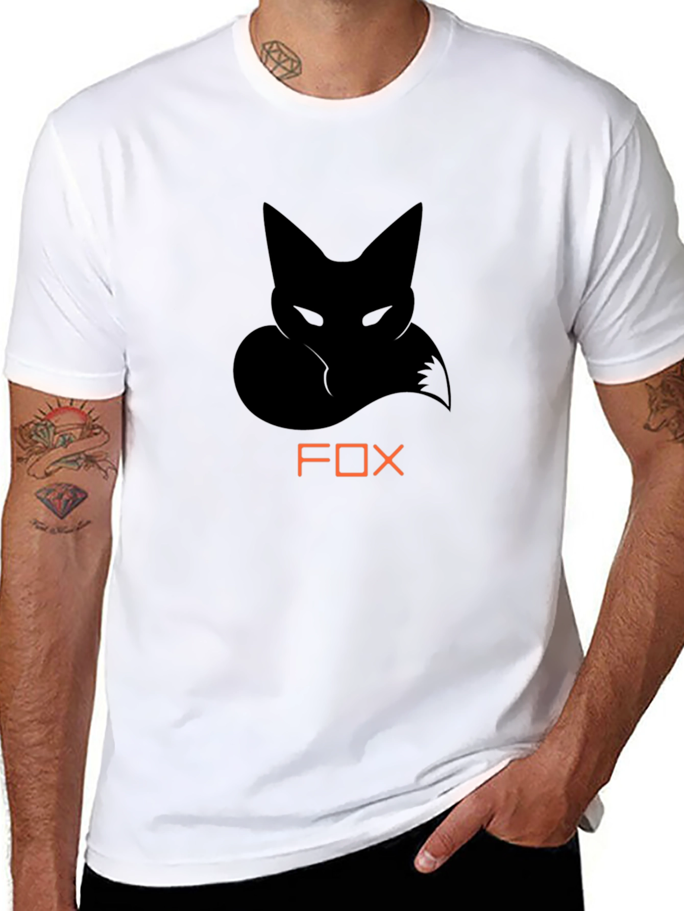Fox Graphic Tee - Modern Style