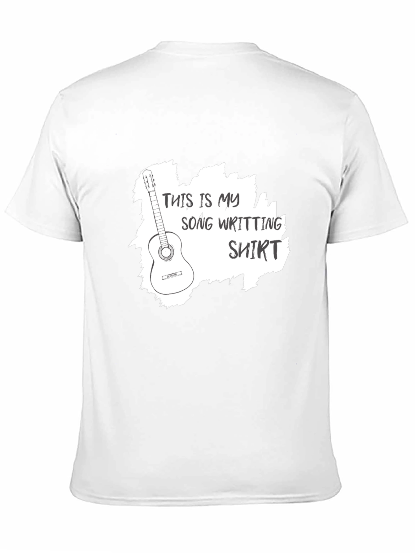 Songwriting T-Shirt - Guitar Design