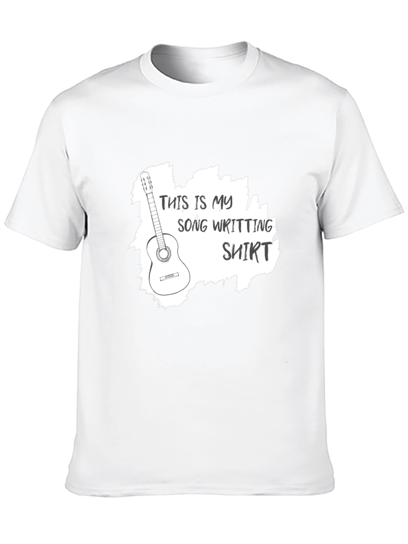 Songwriting T-Shirt - Guitar Design