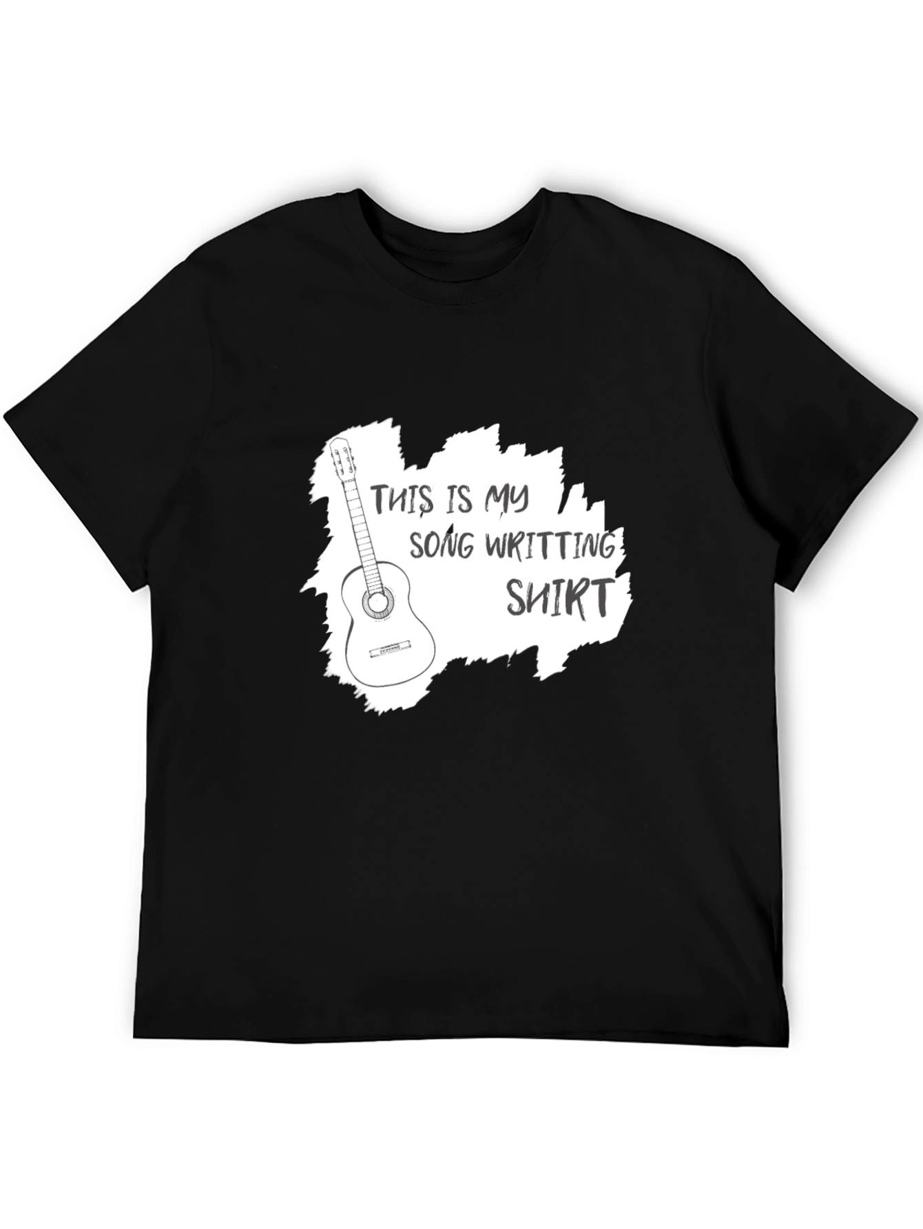 Songwriting T-Shirt - Guitar Design