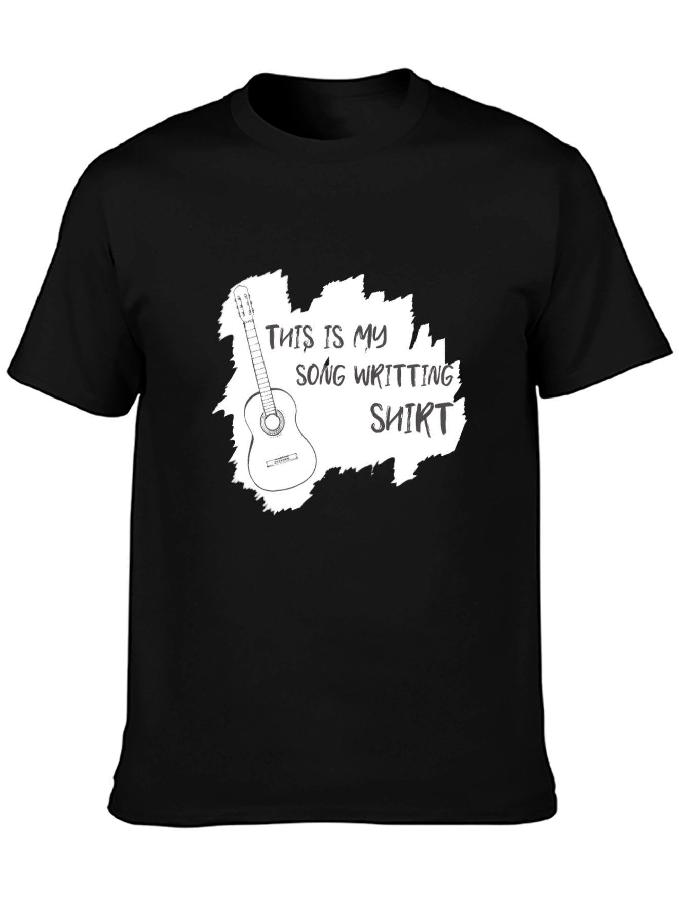 Songwriting T-Shirt - Guitar Design