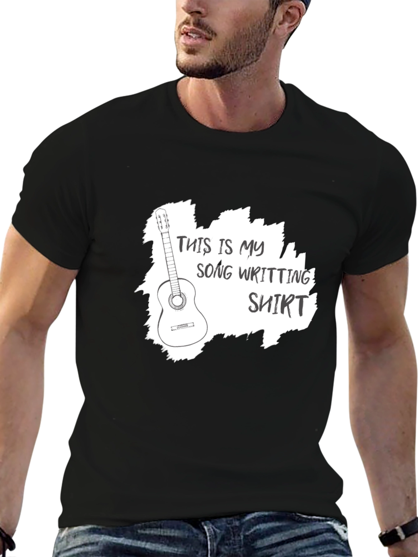 Songwriting T-Shirt - Guitar Design