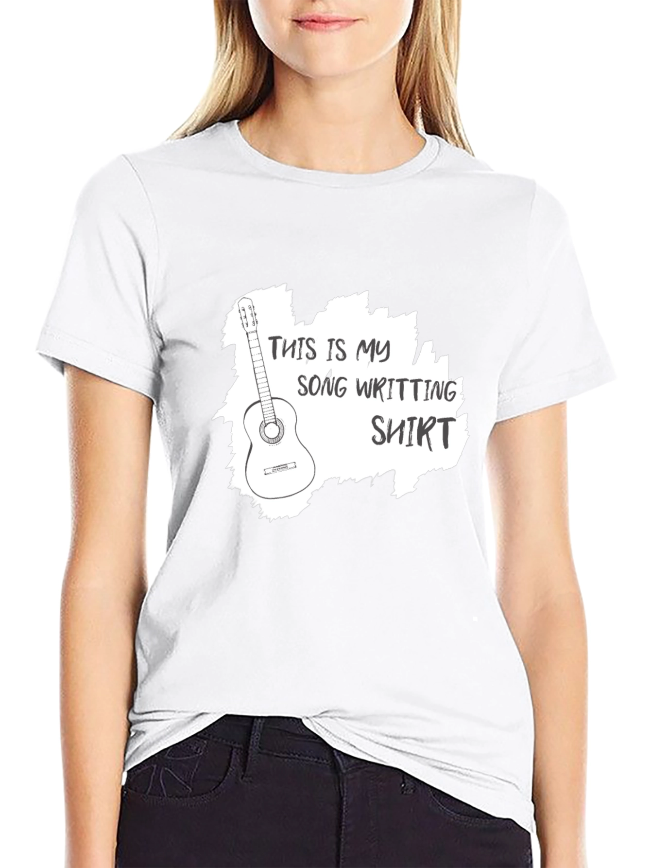 Songwriting T-Shirt - Guitar Design