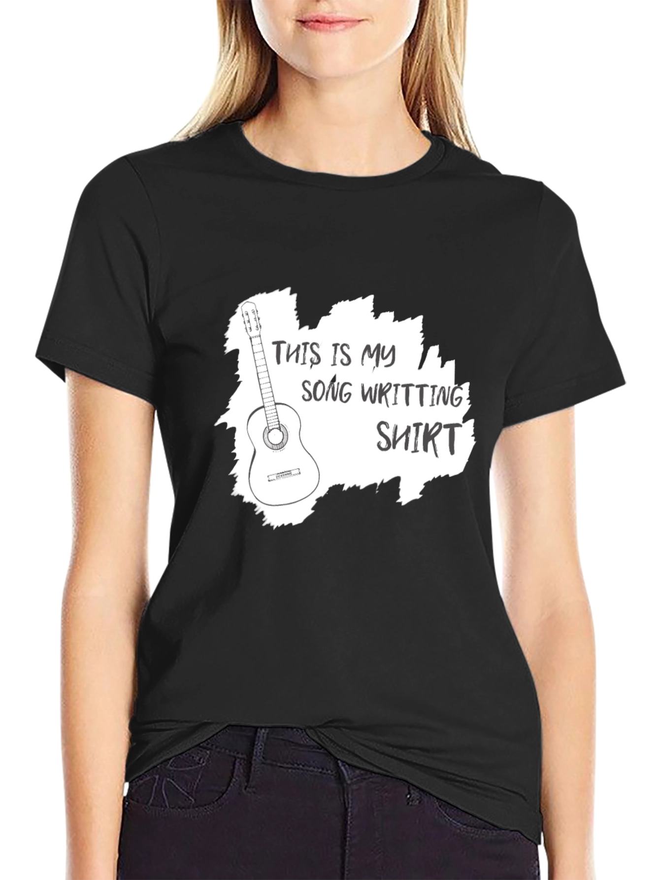 Songwriting T-Shirt - Guitar Design