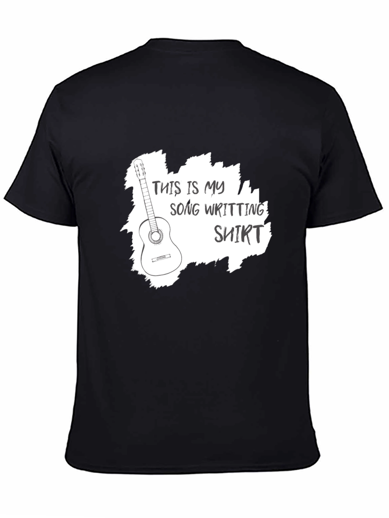 Songwriting T-Shirt - Guitar Design
