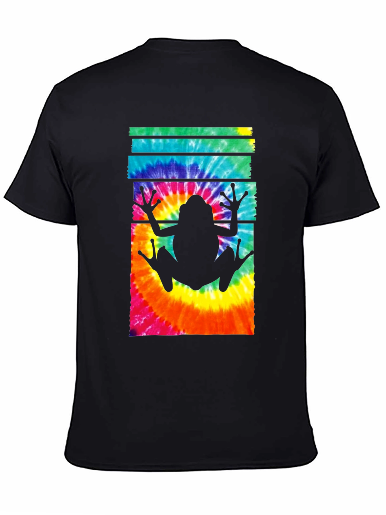 Tie Dye Frog Graphic Tee - Trendy Casual Style