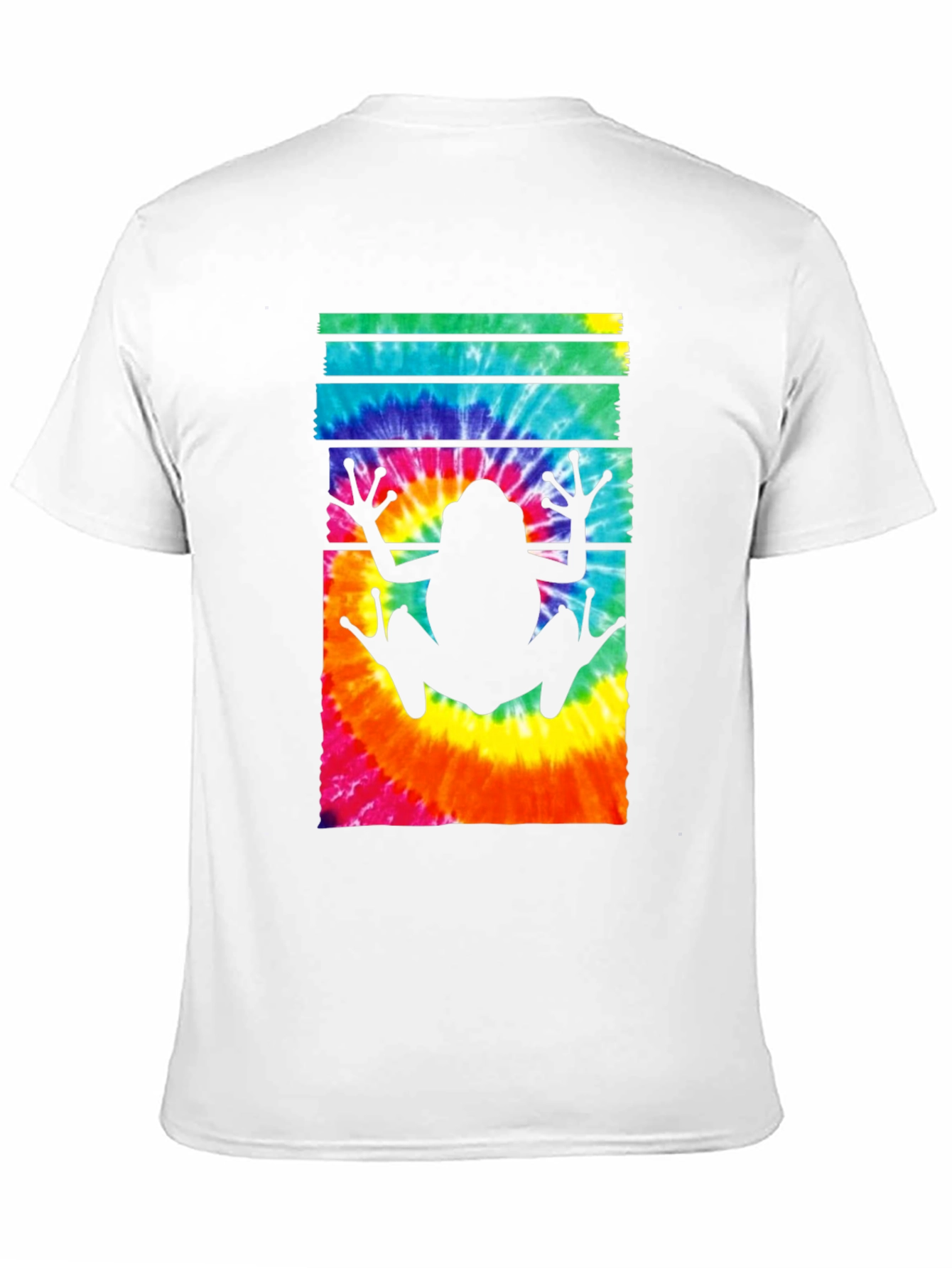 Tie Dye Frog Graphic Tee - Trendy Casual Style