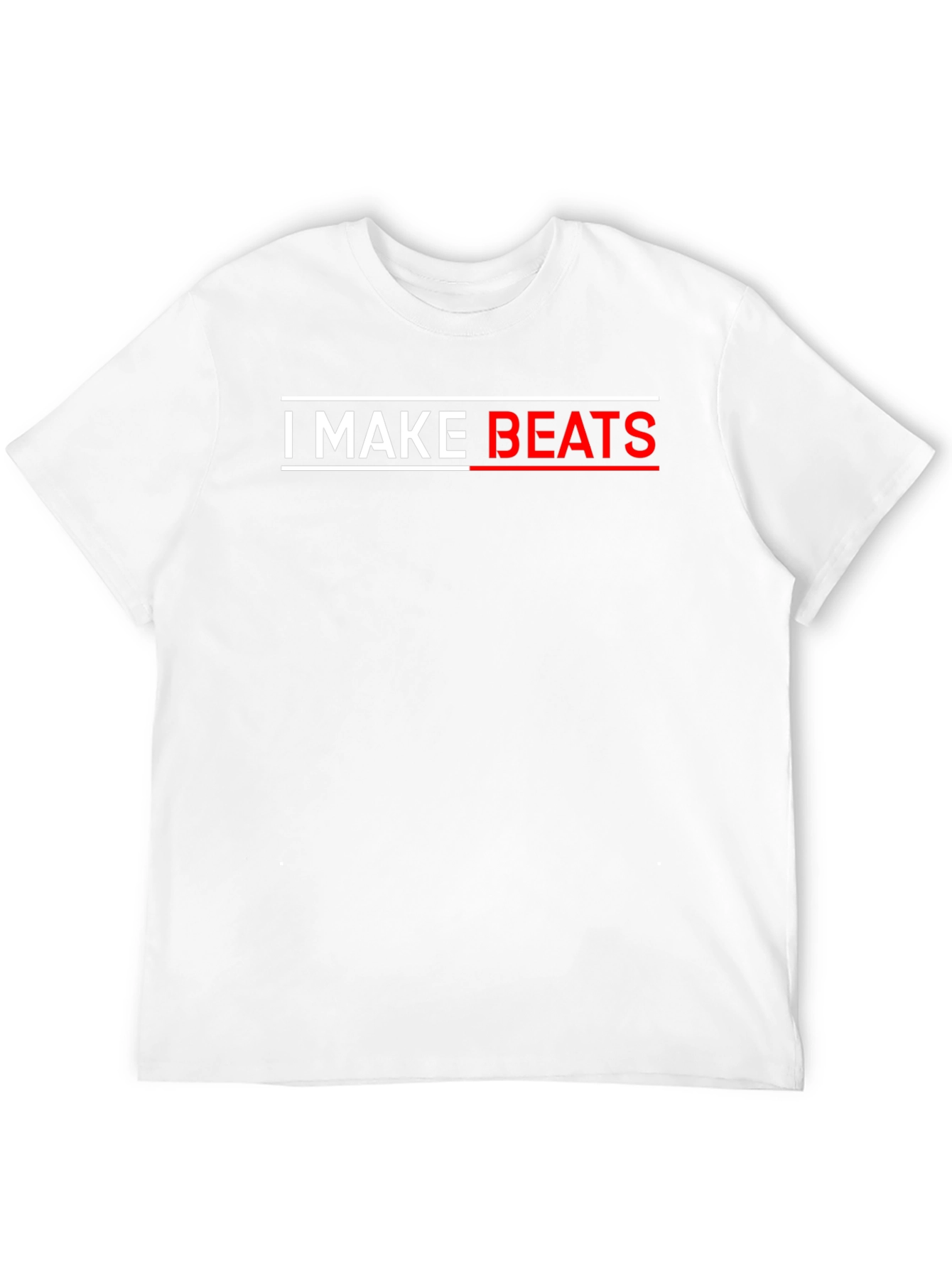 I MAKE BEATS Black T-Shirt - Music Producer Tee