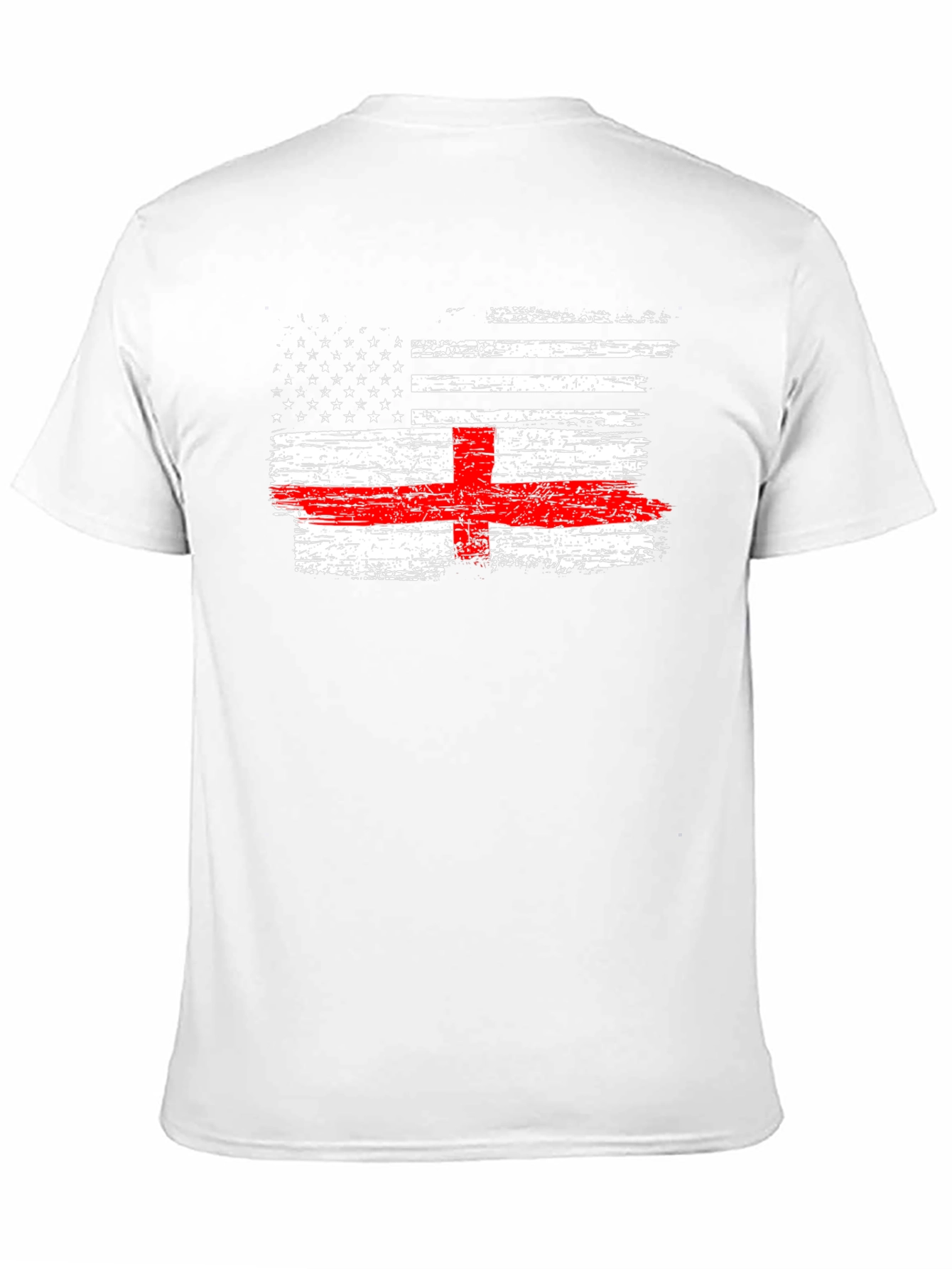 USA England Flag Graphic Tee