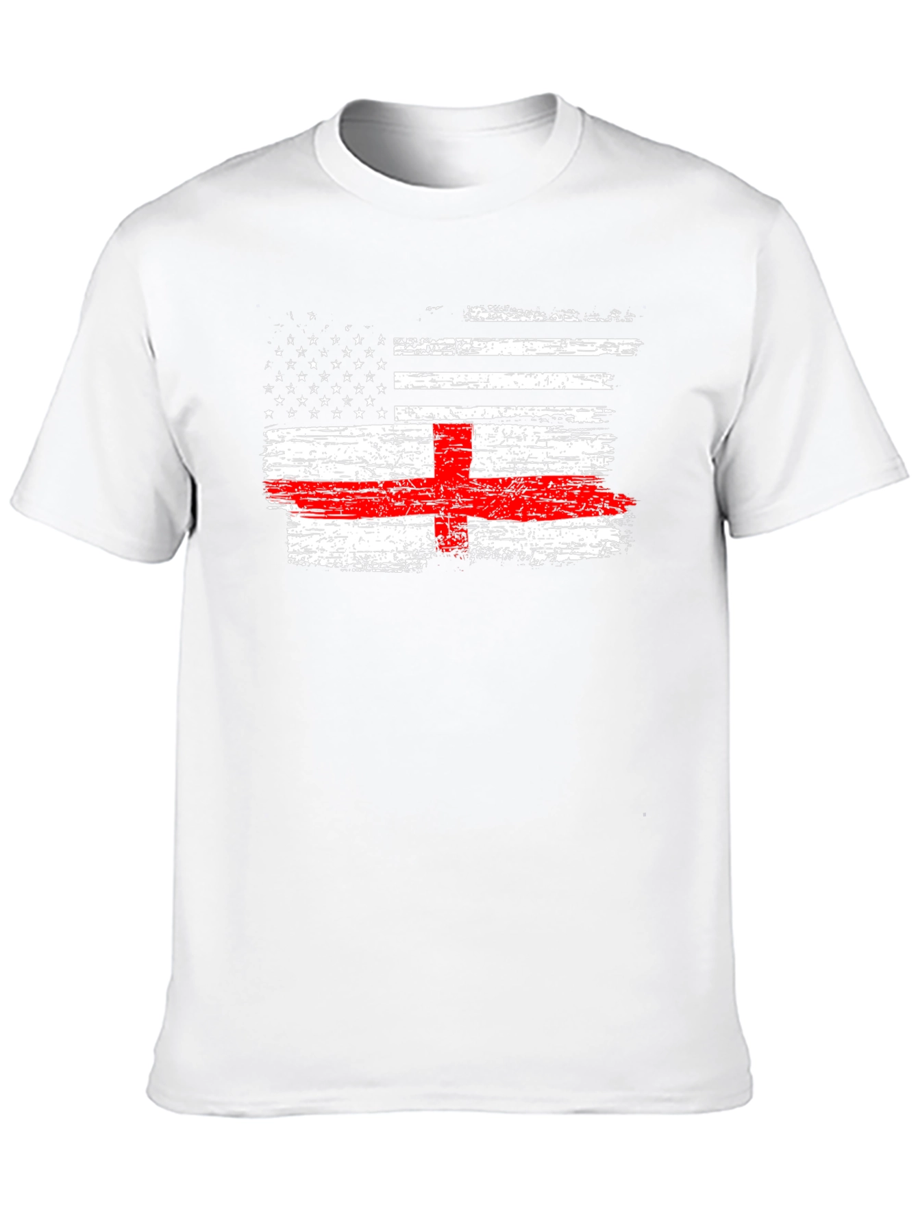 USA England Flag Graphic Tee