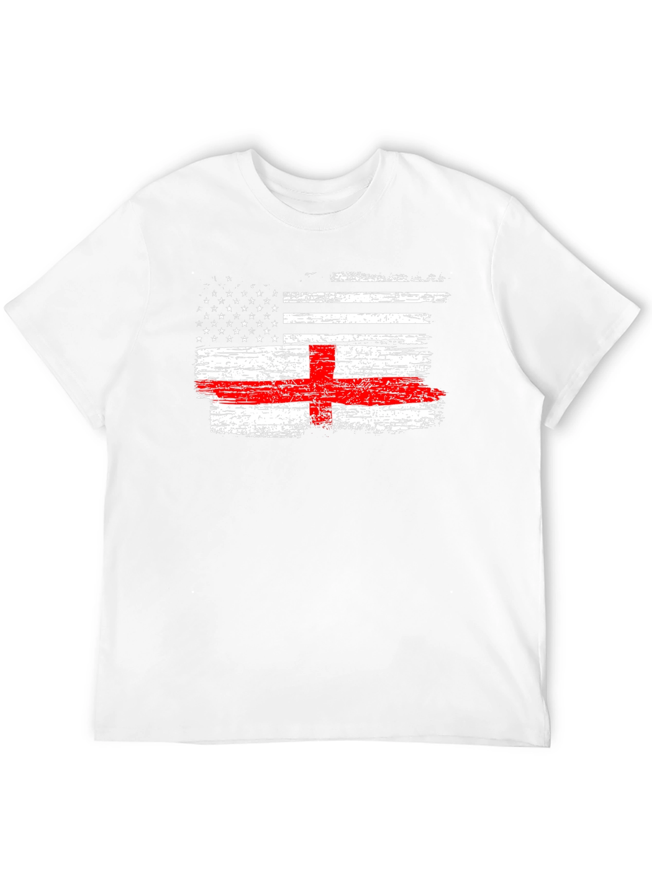 USA England Flag Graphic Tee