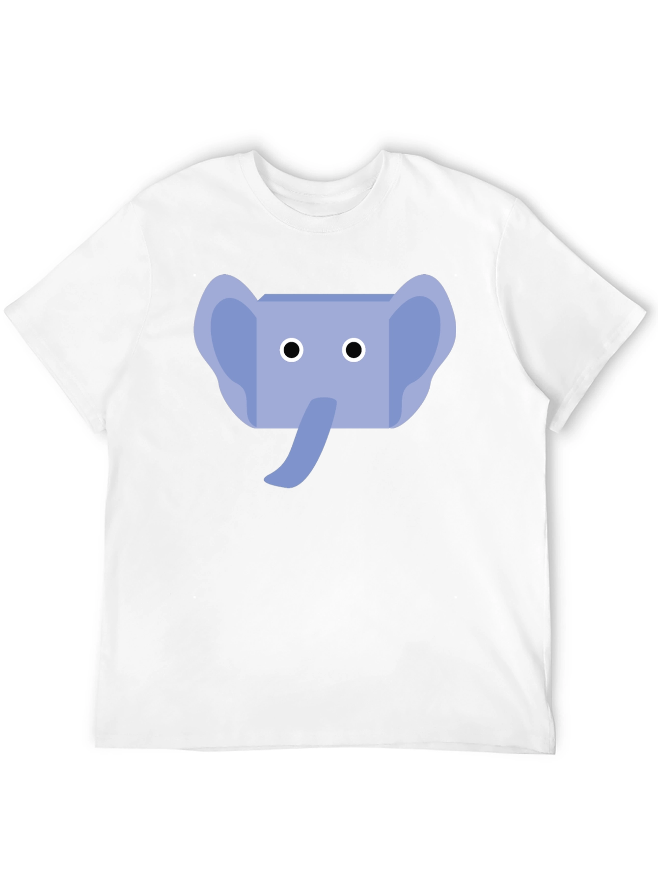 Elephant Graphic Tee - Black Cotton Shirt