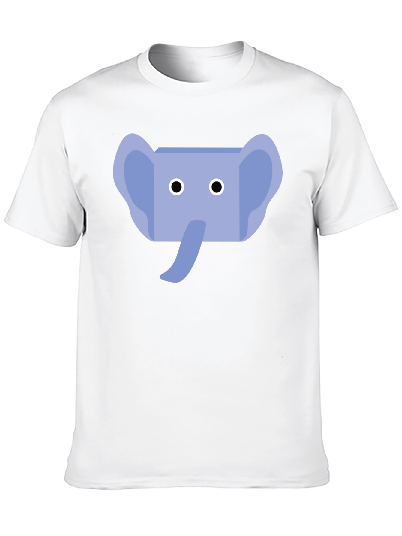 Elephant Graphic Tee - Black Cotton Shirt