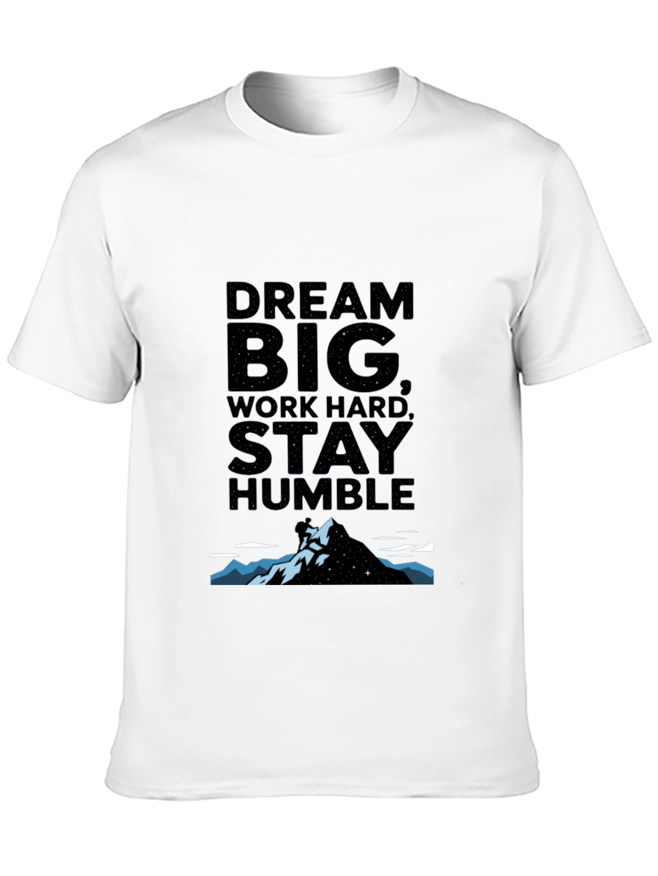Dream Big Graphic Tee - Black Unisex T-Shirt