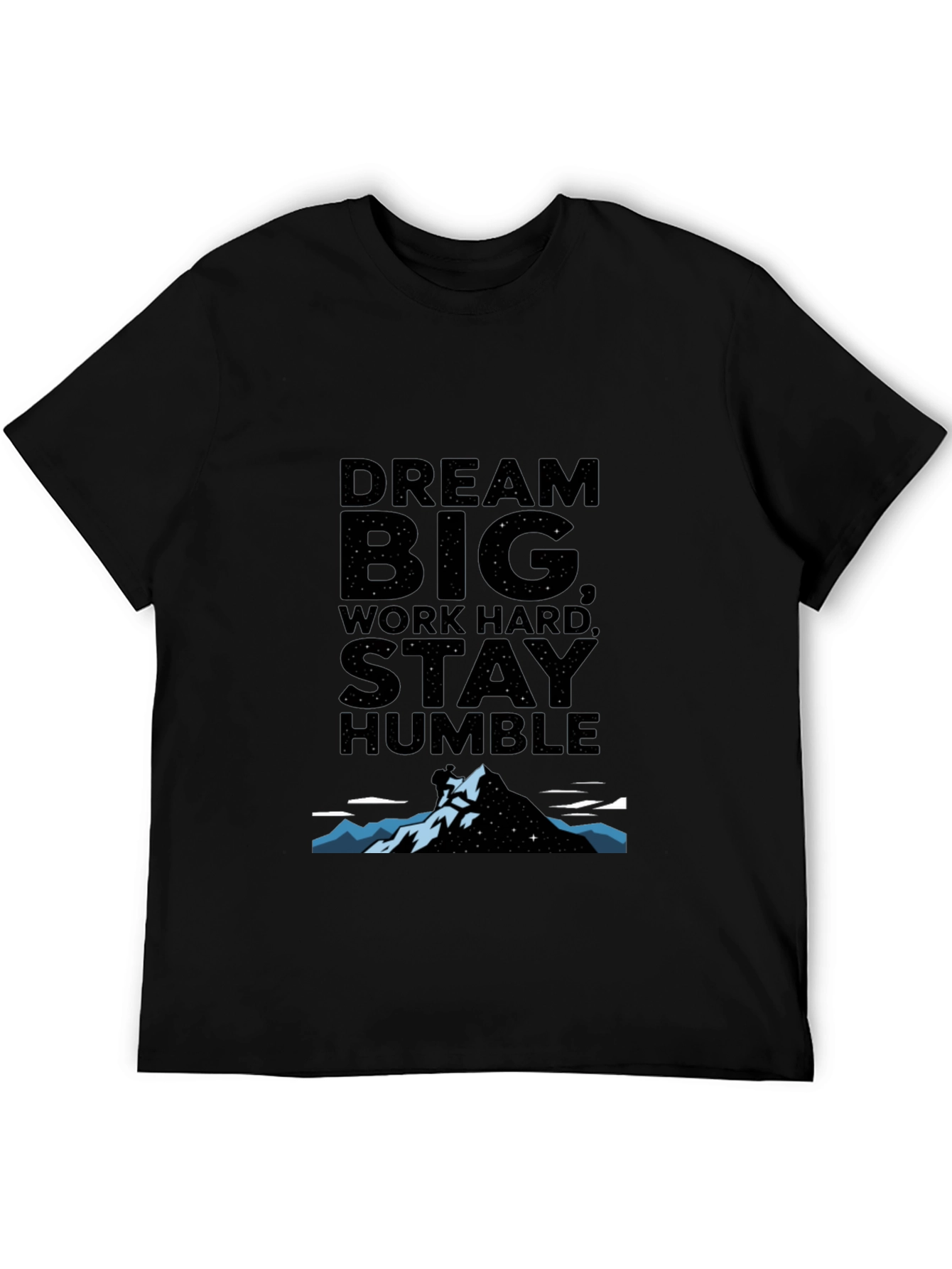 Dream Big Graphic Tee - Black Unisex T-Shirt