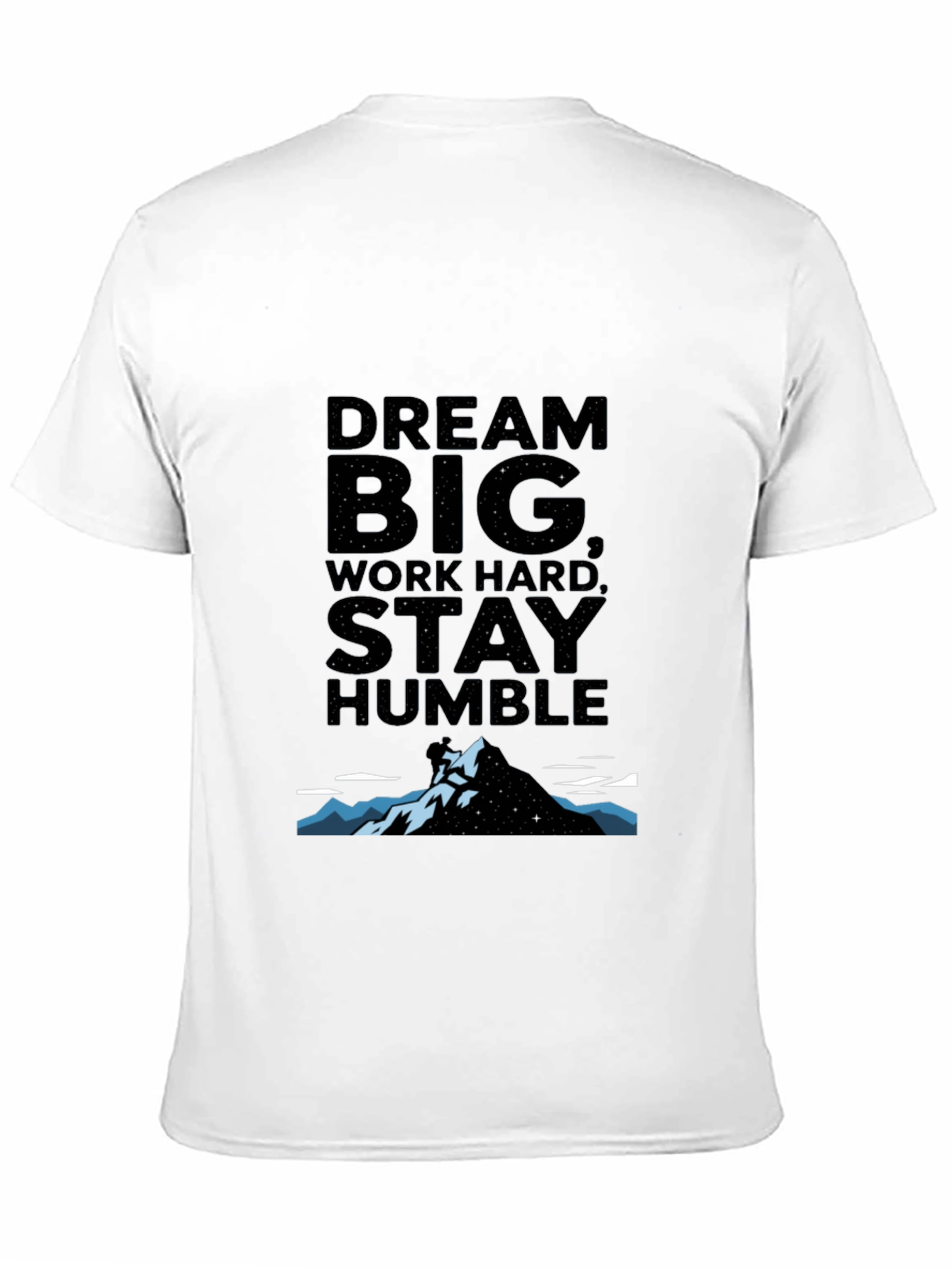 Dream Big Graphic Tee - Black Unisex T-Shirt