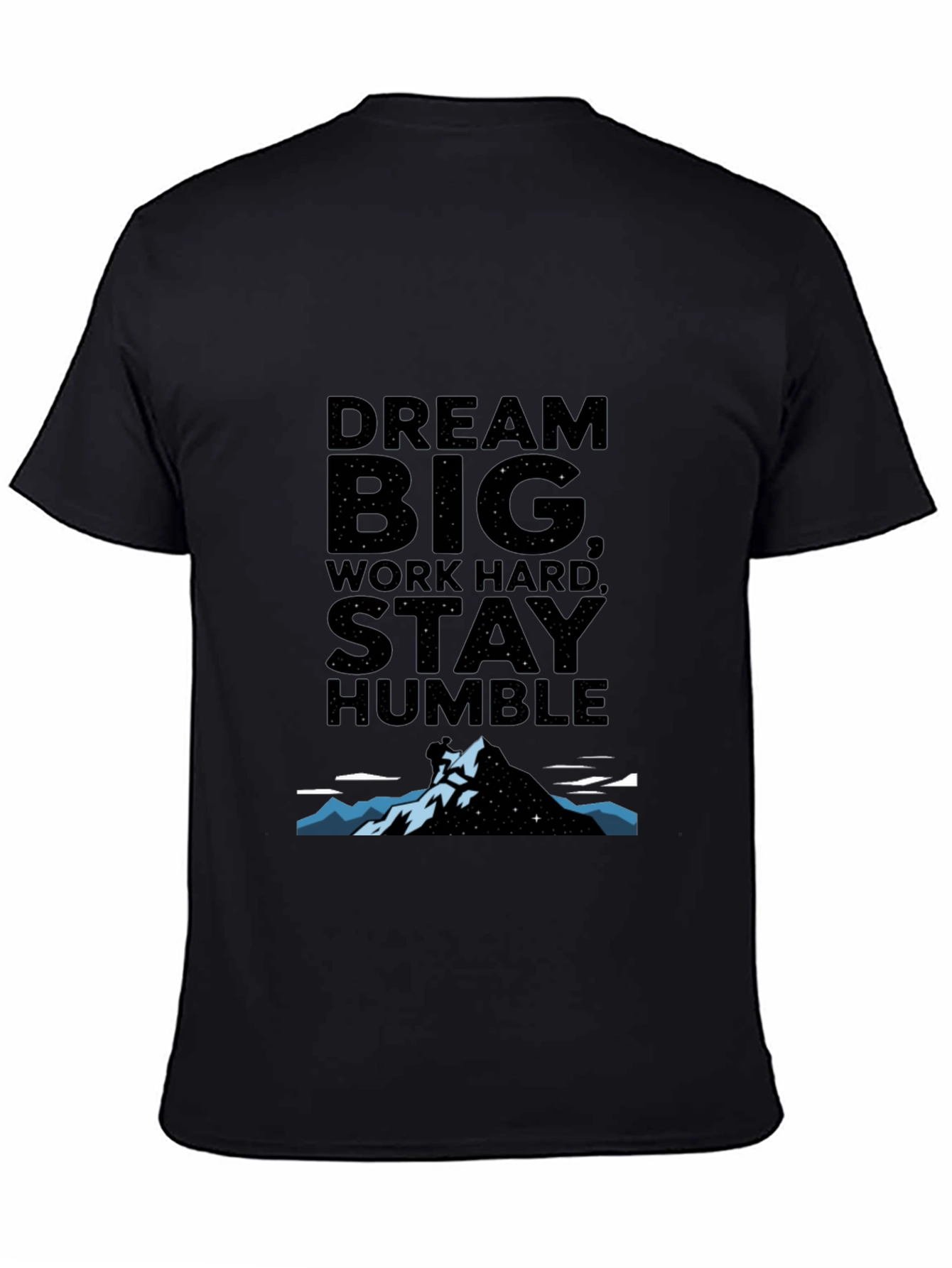 Dream Big Graphic Tee - Black Unisex T-Shirt