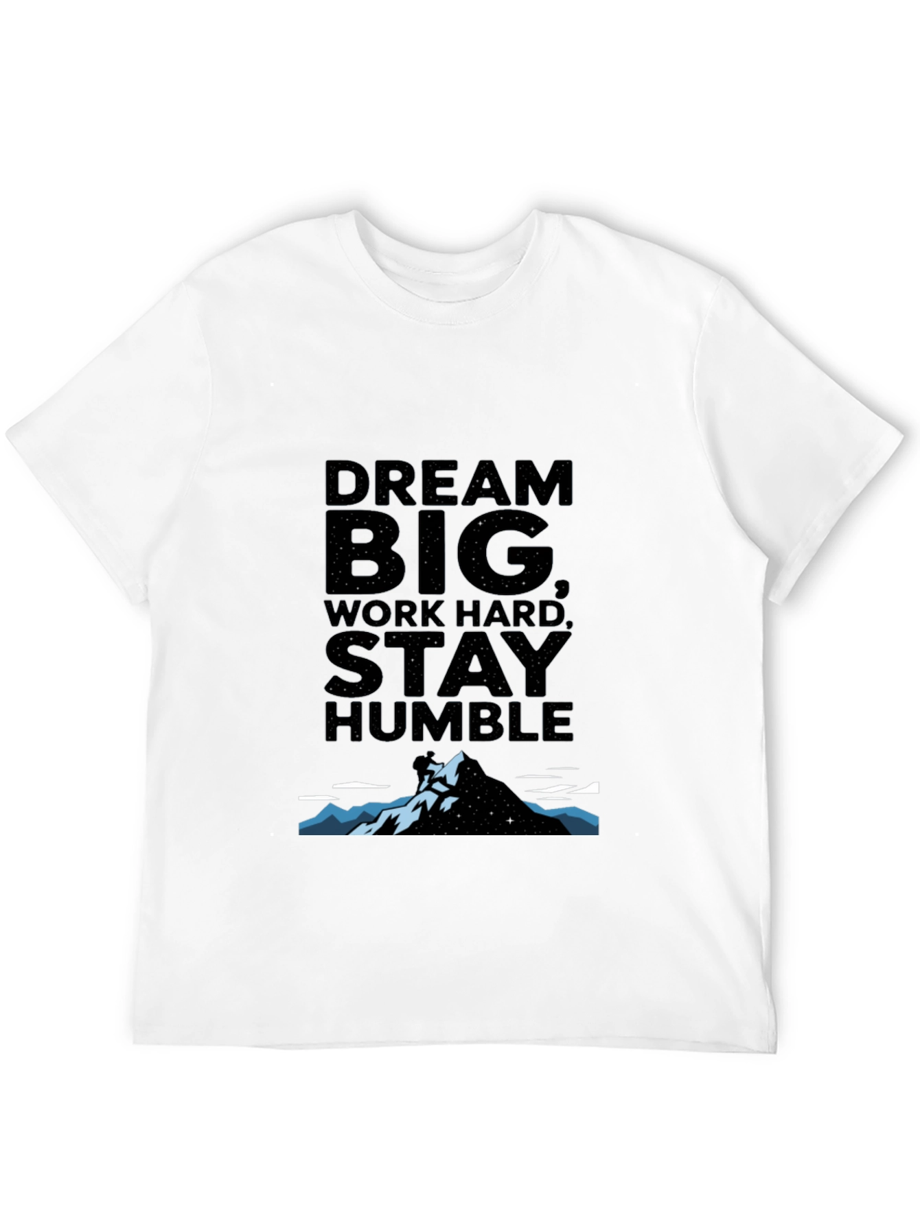 Dream Big Graphic Tee - Black Unisex T-Shirt