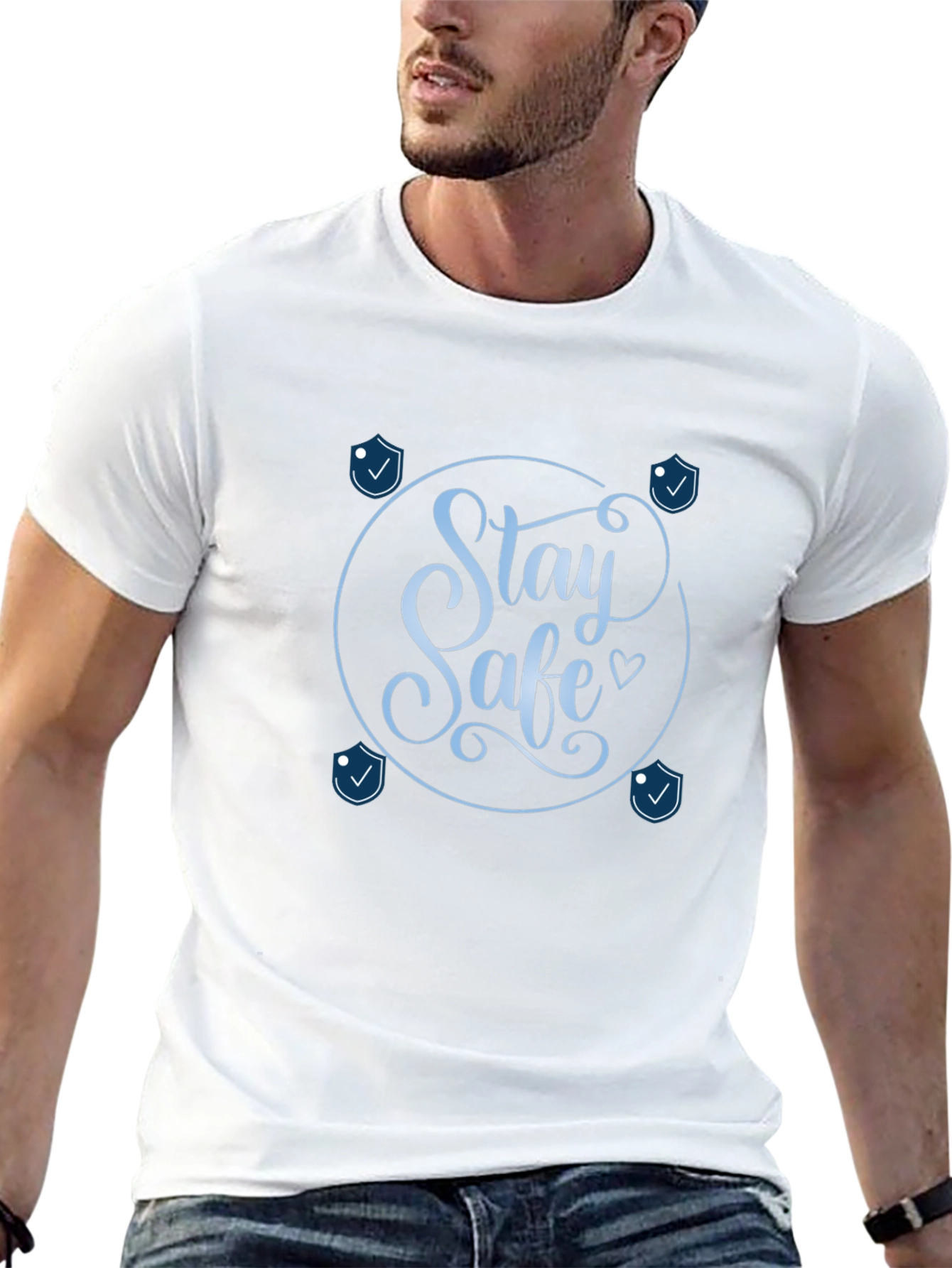 Stay Safe Graphic Tee - Stylish Protection