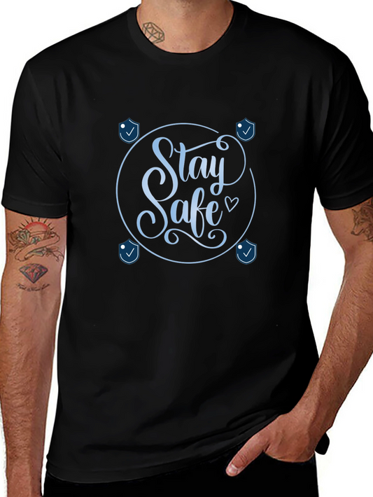 Stay Safe Graphic Tee - Stylish Protection