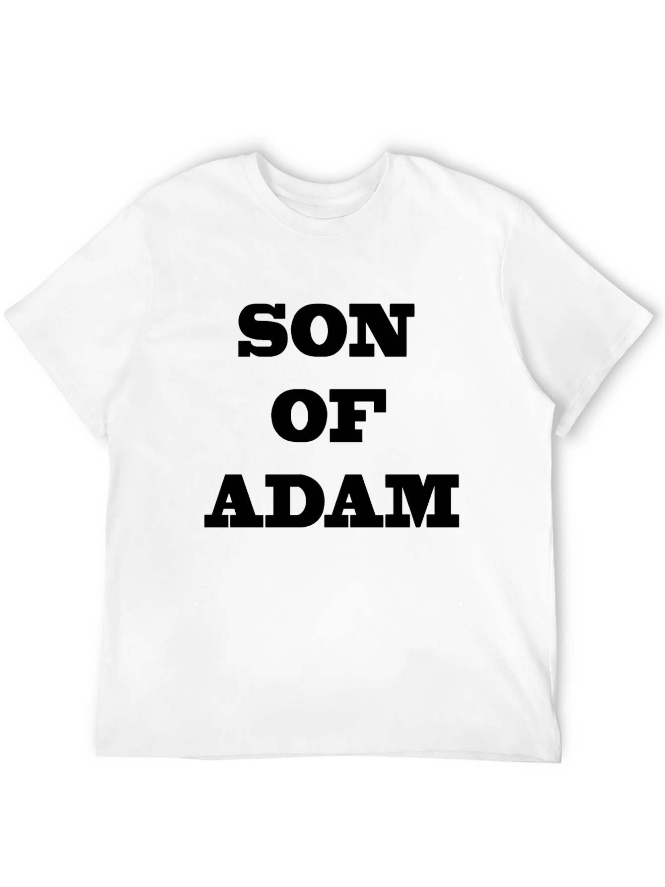 Son of Adam Graphic Tee - Bold Statement Shirt