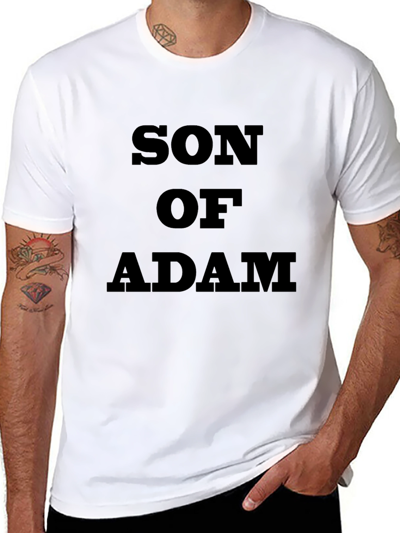 Son of Adam Graphic Tee - Bold Statement Shirt