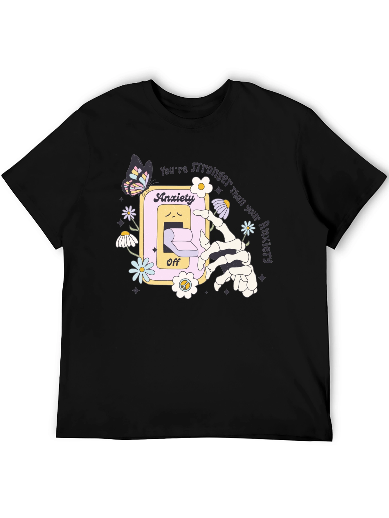 Anxiety Switch Off Graphic Tee