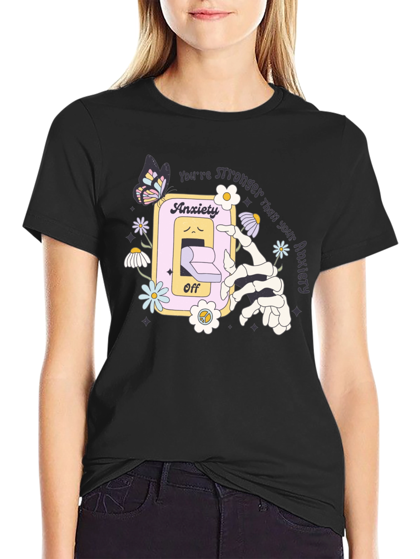 Anxiety Switch Off Graphic Tee